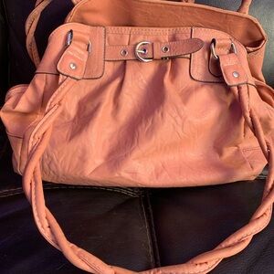 Rosetti Coral Leather Shoulder Bag